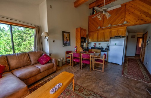 Angel Fire Condo | Condo within walking distance of the Chile Express