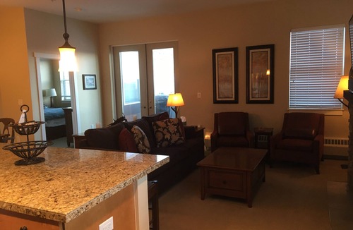 Granby Condo | Cozy Base Camp corner unit condo with large deck and great views of the valley.