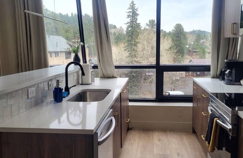 Kerr Gulch Apartment | Cozy Condo with Beautiful View of Evergreen!