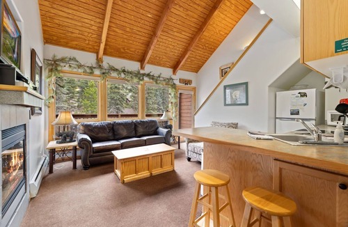 Fall River Estates Condo | Cozy Riverfront Suite Fireplace Close to RMNP