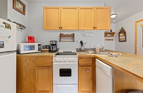 Fall River Estates Condo | Cozy Riverfront Suite Fireplace Close to RMNP