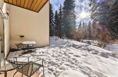 Beaver Creek Condo | Cozy up in this Scenic 2BR Retreat—Steps from Trails, Lifts & Village Dining!
