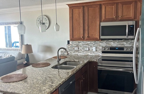 Crystal Beach Condo | Crystal Sands- Beachfront and sweeping Gulf views + Free Beach Service