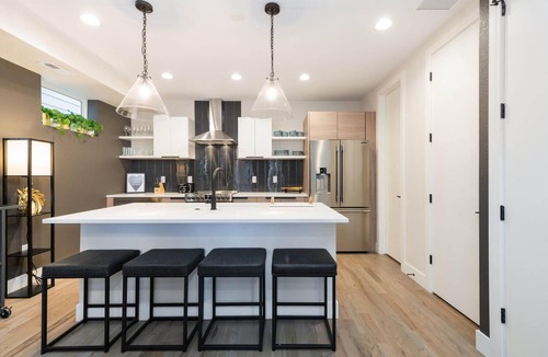West Colfax House | DenverStays: Luxurious 3BD, 10 Min to Downtown! Deck+Garage+EV Plug! VIDEO TOUR!