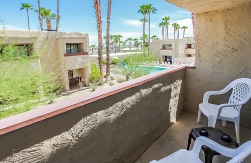 Little Tuscany Condo | Desert Condo w/Pool & Balcony Views
