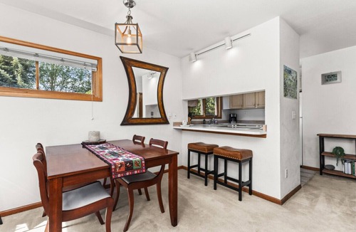 Steamboat Springs Condo | Desks in each Bedroom, Ground Floor, Wallmounted PacMan Video Game