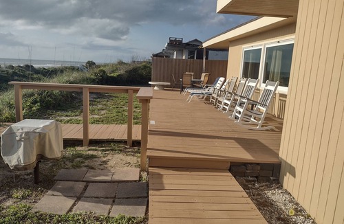 Crescent Beach House | Direct Oceanfront & private, dog friendly, 2BR house, July/August availability.