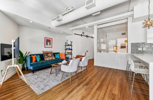 River North Art District House | Dog-Friendly 2BR Boho Loft in RiNo | Walk to Mission Ballroom & Breweries