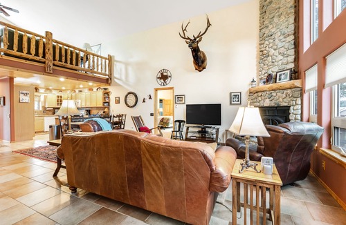 Pagosa Highlands House | Dog-friendly home among the trees w/ fireplace, yard, & large deck
