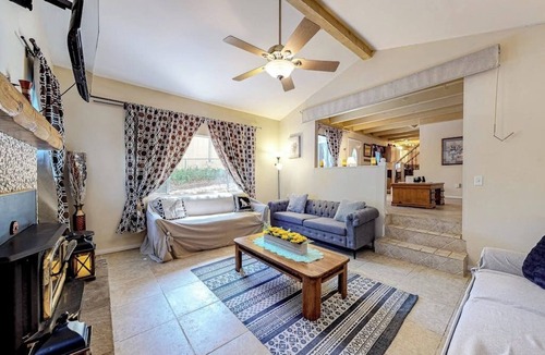 Crestline House | Dog-friendly rural home with deck, wood fireplace, fast WiFi, patio & gas grill