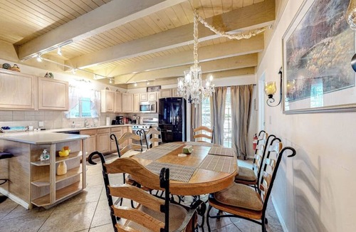 Crestline House | Dog-friendly rural home with deck, wood fireplace, fast WiFi, patio & gas grill
