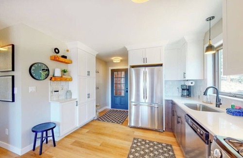 Durango House | Enchanting mountainside home with fireplace, skiing, lake view, & washer/dryer