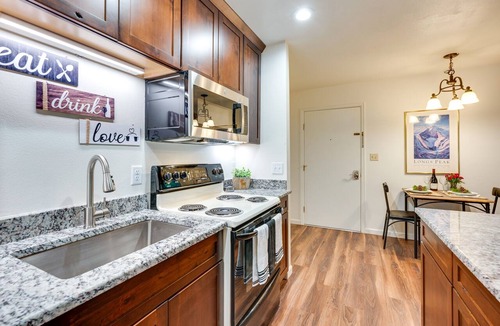 Estes Park Condo | Estes Park Condo Rental: Balcony w/River Views!