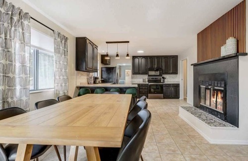 Park Vista House | Evergreen Luxe! Backyard Oasis w/Pool & Hot Tub!