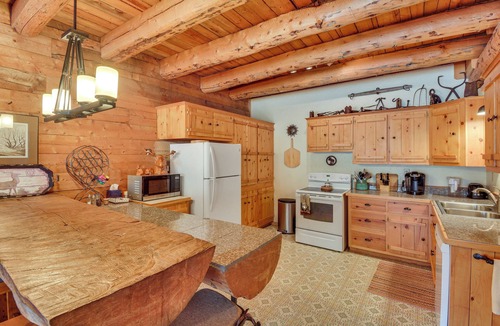 Gunnison Cabin | Fire Pit: 20-Acre Creekfront Retreat in Gunnison!