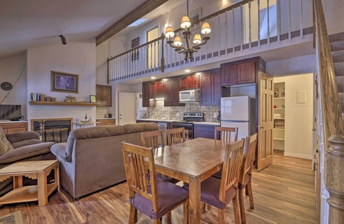 Grand Lake Condo | Fireplace & Stream Access: Cozy Grand Lake Retreat