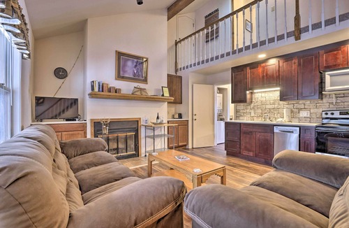 Grand Lake Condo | Fireplace & Stream Access: Cozy Grand Lake Retreat