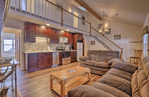 Grand Lake Condo | Fireplace & Stream Access: Cozy Grand Lake Retreat