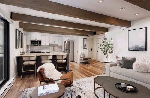 Aspen Condo | Fully Renovated Aspen Core 2/2 w A/C on River!