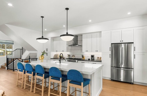 Mountain View House | Game night in your theater, stargazing from the hot tub. Sunday brunch in a chef's kitchen (or with our optional private chef, Marvin). The Benton is a 3,600 sq ft experience in one of Denver's coolest neighborhoods.