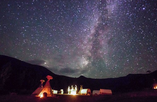 Lake George RV Rental | Gaze at the stars from your bed in a unique dome!