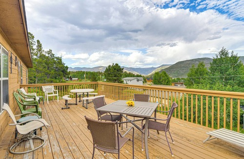 Grand Lake House | Grand Lake House w/Mountain Views, Deck!