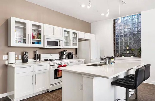 Cultural District Apartment | Great Location Large Unit Deck + Parking Available