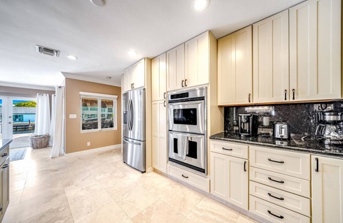 Bermuda Riviera House | Heated Pool+Waterfront! Tiki Hut+1 Mile To Beach!