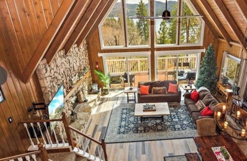 Lake Arrowhead Cabin | Lake arrowhead mountain heaven. high ceilings breathtaking views of Lake.
