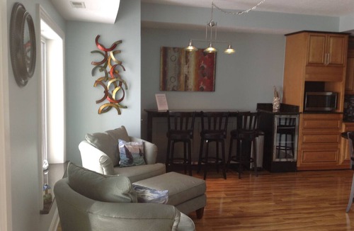 Geneva-on-the-Lake Condo | LAKEFRONT CONDO #309 2BR/2BA-sleeps 4-private balcony/beach and wine tours!
