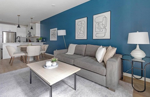 Civic Center Apartment | Landing | Spectacular 1BD, Gym, Rooftop Lounge