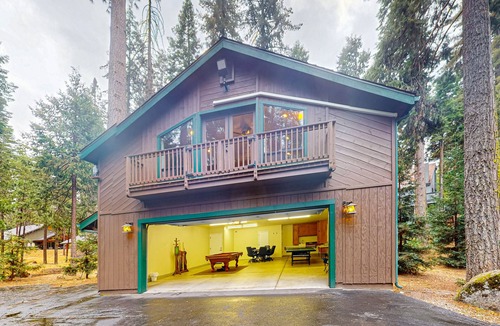 Shaver Lake House | Large Mountain Home w/Game Room, Fireplace, Wifi, & Private W/D
