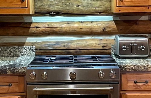 Vail Cabin | Lena's Cabin in Vail is nestled right beside Gore Creek, minutes from skiing.