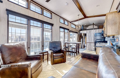 Park County Cottage | Light-filled cabin on 1,800-acre working ranch with animals, mountains & games