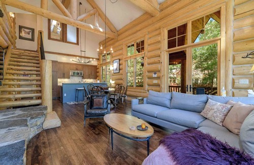 Mountain Village House | Lodge-Style Home by InvitedHome | Vast Patio, Hot Tub, Hiking, Fireplace