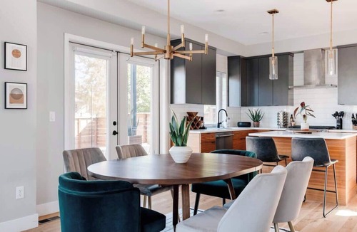 West Colfax House | Luxe Getaway | Yard | Roof Deck | 4 Story Townhome
