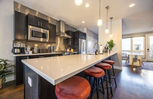 Sloan Lake Apartment | Luxury Oasis! Heated Pool, Rooftop Spa, Fire Pits