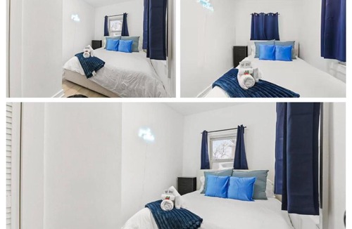 Akron Apartment | Modern 3BR Home Game Room Pool & Ping-Pong