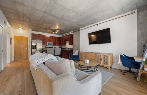 LoDo Condo | Modern Furnished Loft w Parking + Balcony Near Union Station