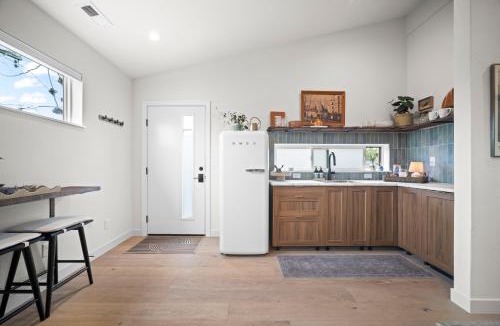 Sloan Lake House | Modern Studio with Workspace and Kitchenette