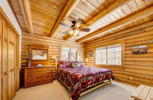 Carriage Hills Cabin | Moose Mountain Lodge, Secluded Log Home w/Beautiful Mountain Views