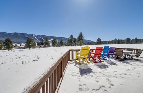 Angel Fire House | Mountain Home w/Deck: 1 Mi to Angel Fire Resort!