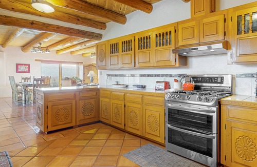 El Prado House | Mountain-view home with picture-perfect panoramas on 2 acres & indoor hot tub
