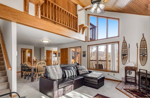 Wildernest Cabin | Mountain-view retreat with hot tub, fireplace, balconies & W/D - skiing nearby
