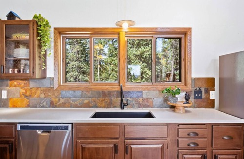 Evergreen House | Nestled Inn - Trails, Views, Hot Tub, Skiing!