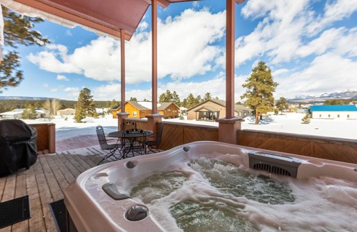 Pagosa Springs Cabin | New Listing! Hot tub, great mountain views, near Hatcher Reservoir