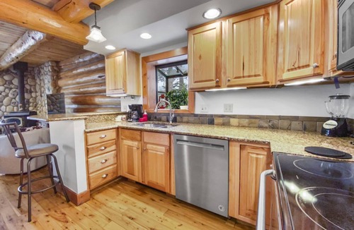 Woodmoor House | New Listing! Stunning Log Cabin 10 Mile Views Hot Tub