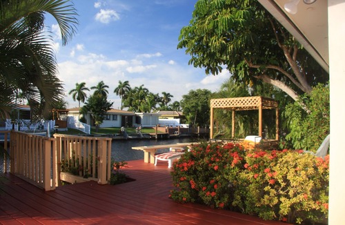 Coral Ridge Isles House | Nice Waterfont house, heated pool, deck, dock with ocean access, 3 Bed+3bath