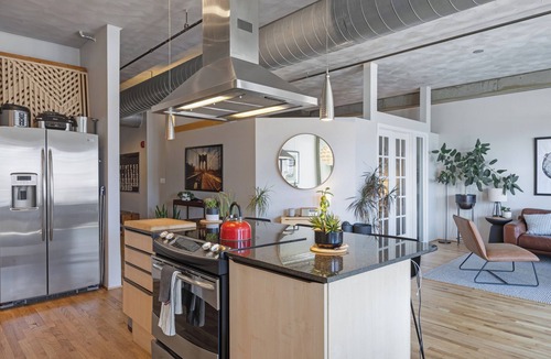 LoDo Condo | Palace Lofts: Stunning Furnished Loft with Balcony Overlooking the City