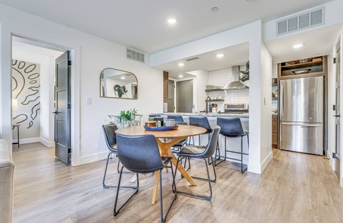 Frisco Condo | Patio & Dillon Reservoir Views: Chic Frisco Condo!